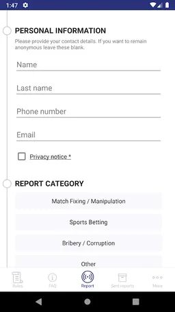 AFC Integrity screenshot 3