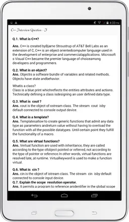 C++ Interview Questions screenshot 6