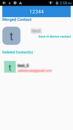 Duplicate Contacts Remover screenshot 4