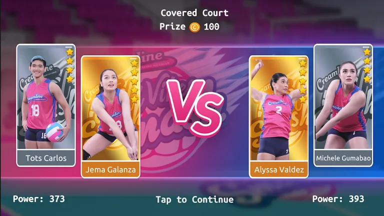 Creamline Good Vibes Smash screenshot 2