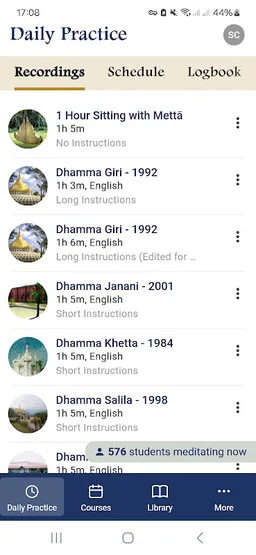 Dhamma.org screenshot 5