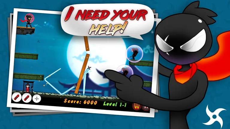 Stickman Ninja Warriors screenshot 2