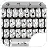 Keyboard Theme Metallic Silver icon