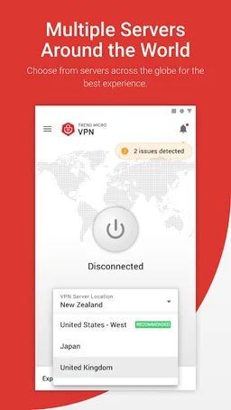 Trend Micro VPN-Safe VPN Proxy screenshot 3