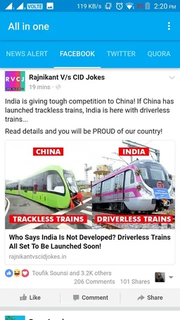 All in One Social Media App screenshot 1