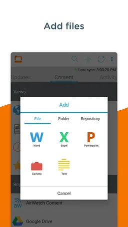 Content - Workspace ONE screenshot 1