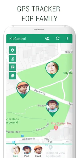 Family GPS tracker KidsControl screenshot 9
