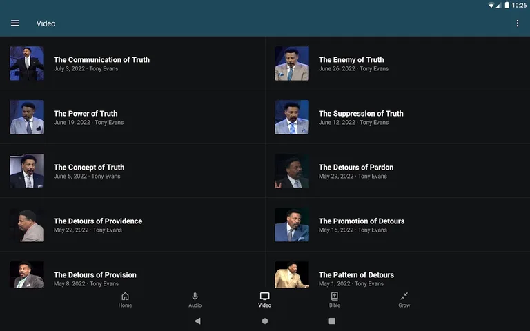 Tony Evans Sermons screenshot 10