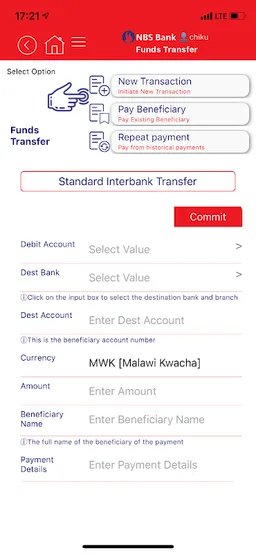 NBS Bank EazyApp screenshot 2