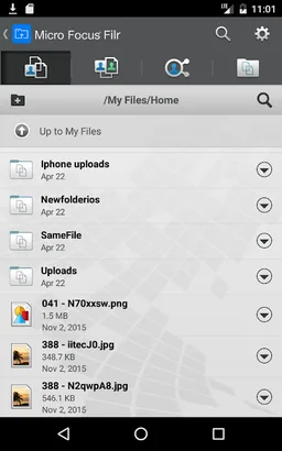 OpenText Filr screenshot 2