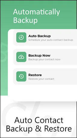Auto Contact Backup & Restore screenshot 1