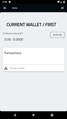 Verto: Bitcoin VTX EOS ETH Wallet screenshot 2