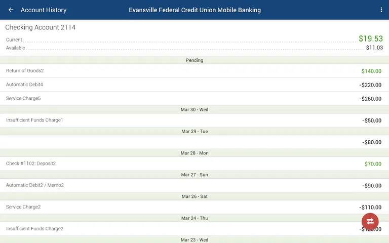 Evansville FCU Mobile Banking screenshot 16