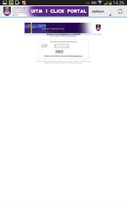 UITM One Click Portal screenshot 6