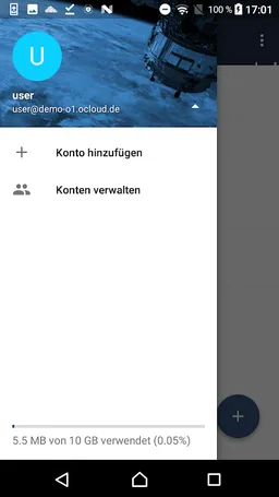 ocloud for owncloud screenshot 2