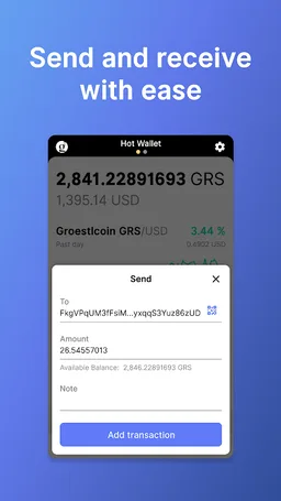 Groestlcoin Wallet for COINiD screenshot 5