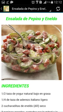Recetas de ensaladas saludable screenshot 6
