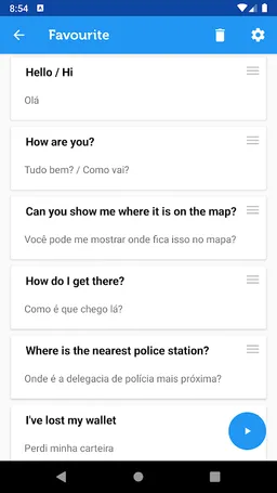 Learn Brazilian Phrasebook screenshot 1