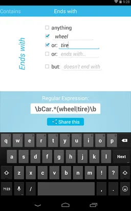 RegEx Generator screenshot 9