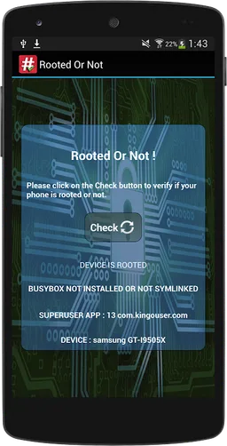 Rooted or not screenshot 1