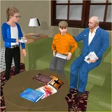 Virtual Grandpa Simulator Happy Family Games icon