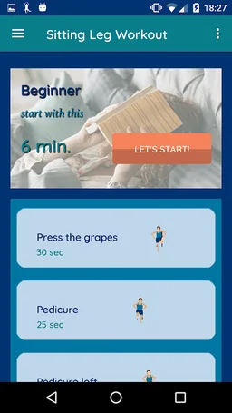 Sitting Leg Workout screenshot 3