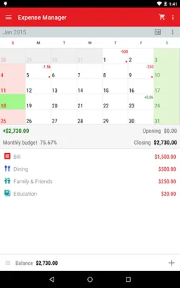 Expense Manager: budget, money screenshot 8