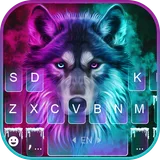 Neon Wolf New Keyboard Theme icon
