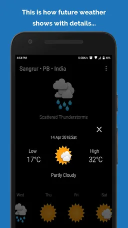 Hug Weather screenshot 2