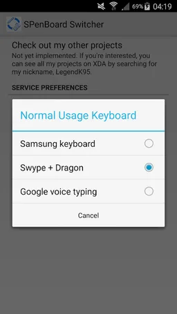 [Root] SPenBoardSwitcher screenshot 1