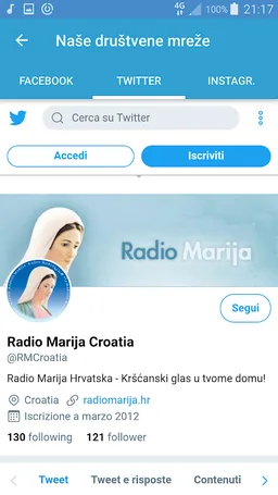 Radio Marija Hrvatska screenshot 4