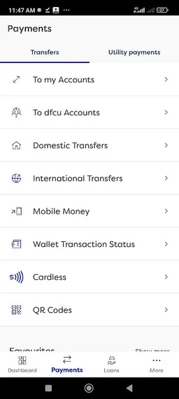 dfcu QuickApp screenshot 2