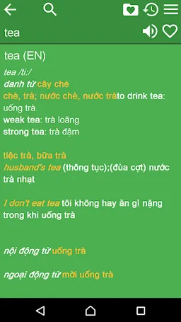 English Vietnamese Dict screenshot 2