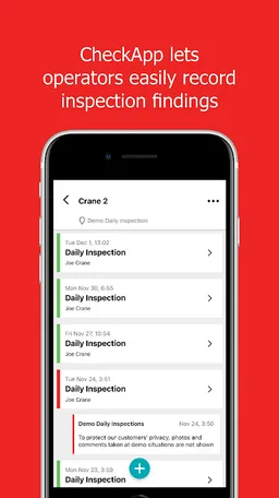 Konecranes CheckApp screenshot 8