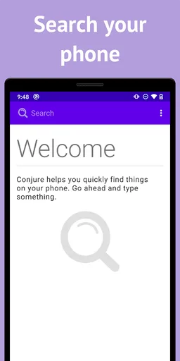 Conjure - Search your phone screenshot 1