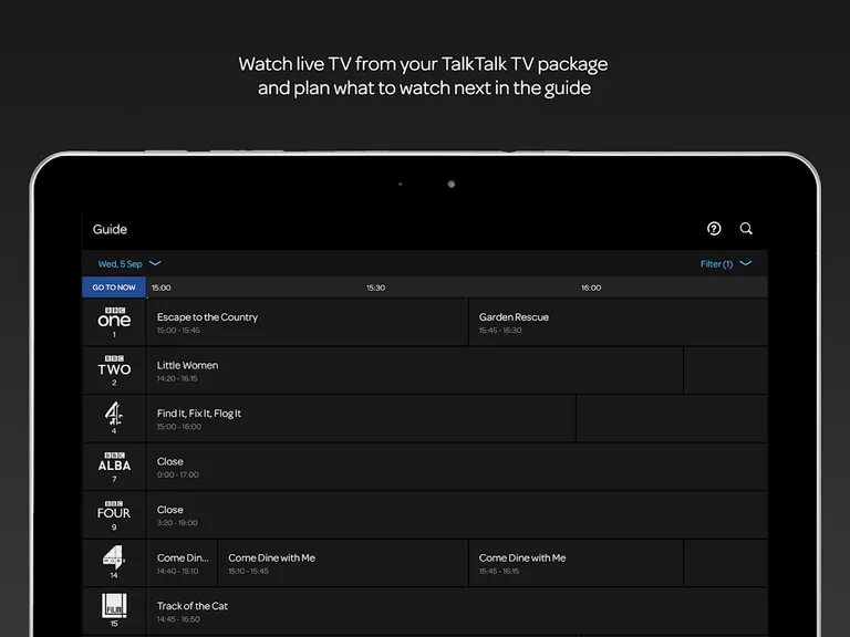 TalkTalk TV screenshot 1