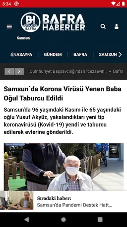 Bafra Haberler screenshot 3