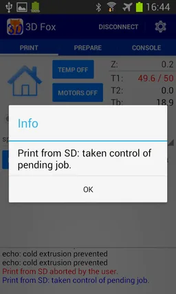 3D Fox - 3D Printer / CNC Cont screenshot 6