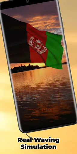 Afghanistan Flag Live Wall screenshot 4