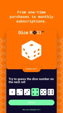 Aptoide Diceroll SDK screenshot 2