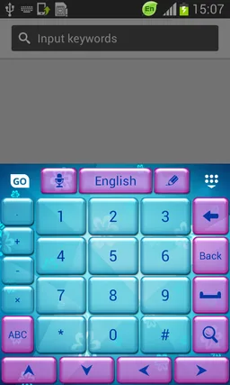 Keyboard Themes Blue screenshot 8