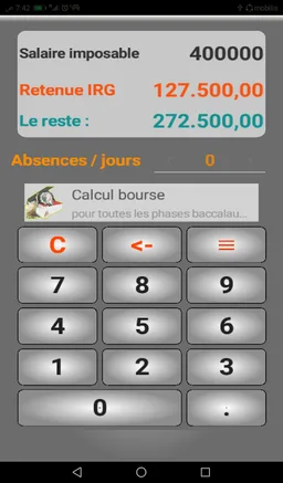 CALCUL IRG ALGERIE screenshot 1