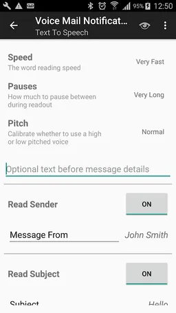 Voice Mail Notifications screenshot 2