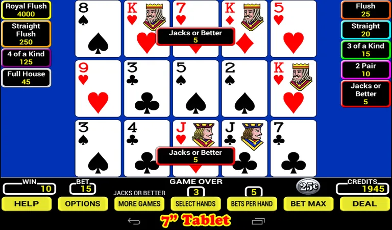 Triple Play Poker screenshot 6
