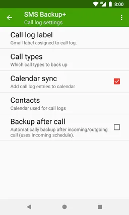 SMS Backup+ screenshot 4