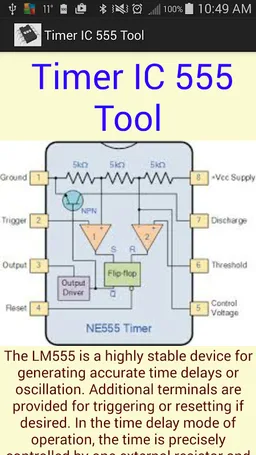 Timer IC 555 Tool screenshot 9
