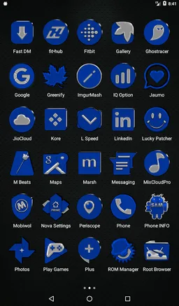 Blue Icon Pack Paid screenshot 11
