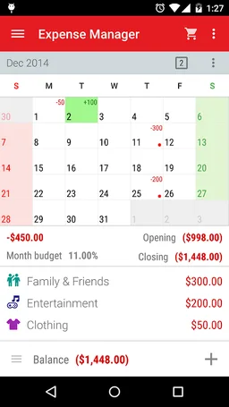 Expense Manager: budget, money screenshot 1