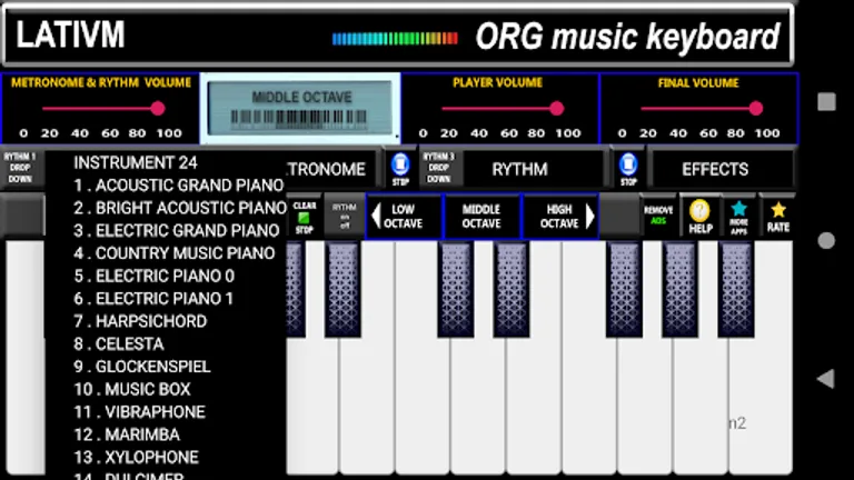 ORG music keyboard screenshot 5