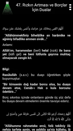 Dua Ve Zikir screenshot 2